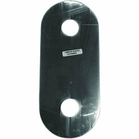 P P P MFG 6 in. x 14 in. Two Handle Cover Plate T73003